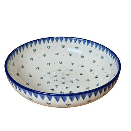 Bol pentru salata Wild Hearts, ceramica smaltuita, pictat manual, diametru 27.3 cm [3]