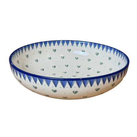 Bol pentru salata Wild Hearts, ceramica smaltuita, pictat manual, diametru 27.3 cm [2]