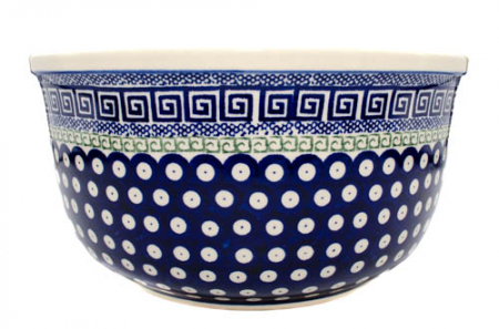 Bol pentru salata Infinity, ceramica smaltuita, pictat manual, 27,0 cm, volum 4,5 L [2]