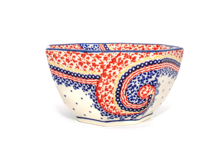 Bol rotund ceramica, Hypnotization, smaltuit, pictat manual,14,0 cm, volum 450 ml [1]