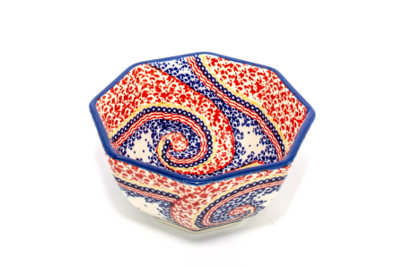 Bol rotund ceramica, Hypnotization, smaltuit, pictat manual,14,0 cm, volum 450 ml [0]