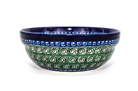 Bol rotund ceramica, Mosaic, smaltuit, pictat manual,17,0 cm, volum 500 ml [2]