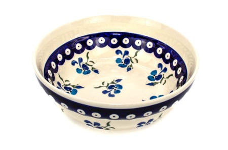 Bol rotund ceramica, Spring, smaltuit, pictat manual,17,0 cm, volum 500 ml [0]