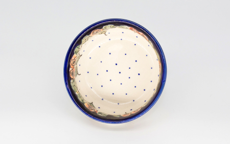 Bol rotund Emotions, ceramica smaltuita, pictat manual, 12,6 cm, volum 250 ml [3]