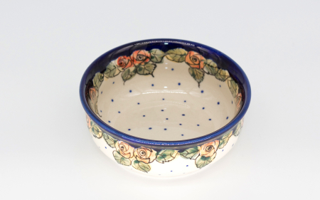 Bol rotund Emotions, ceramica smaltuita, pictat manual, 12,6 cm, volum 250 ml [2]