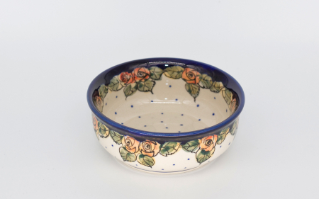 Bol rotund Emotions, ceramica smaltuita, pictat manual, 12,6 cm, volum 250 ml [1]