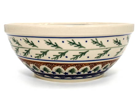 Bol rotund Festive Season, ceramica smaltuita, pictat manual, 20,7cm, volum 1,3 L [3]