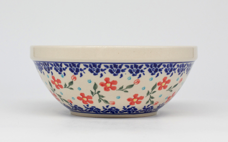 Bol rotund Floral Heaven, ceramica smaltuita, pictat manual, 17,8 cm, volum 800 ml [2]