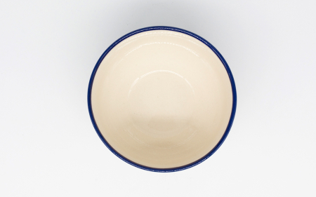 Bol rotund Floral Peacock, ceramica smaltuita, pictat manual,14,0 cm, volum 450 ml [3]