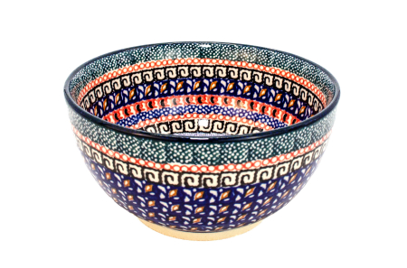 Bol rotund Poppy Bouquet, ceramica smaltuita, pictat manual, 14,0 cm, volum 450ml [1]