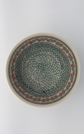 Bol rotund Spiral Joy, ceramica smaltuita, pictat manual, 16,2 cm, volum 1,0 L [3]