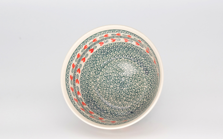 Bol rotund Spiral Joy, ceramica smaltuita, pictat manual, 16,2 cm, volum 1,0 L [2]