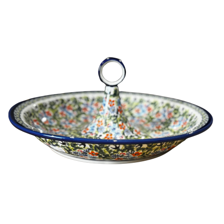 Bol salata Inspirations, ceramica smaltuita, pictata manual, 34,5 cm, volum 2,0 L [6]