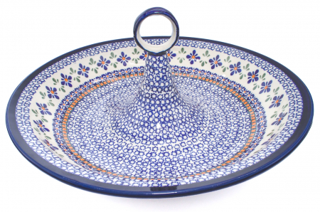 Bol salata Joy, ceramica smaltuita, pictata manual, 34,5 cm, volum 2,0 L [5]