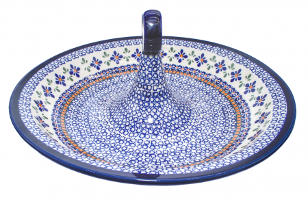 Bol salata Joy, ceramica smaltuita, pictata manual, 34,5 cm, volum 2,0 L [6]