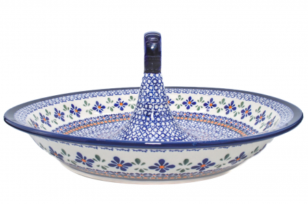 Bol salata Joy, ceramica smaltuita, pictata manual, 34,5 cm, volum 2,0 L [2]