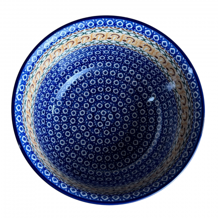 Bol salata Morning Sunrise, ceramica smaltuita, pictat manual, diametru 21,5 cm [6]