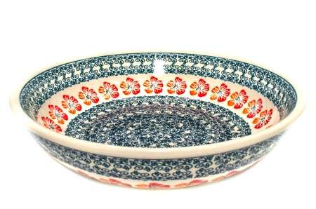 Bol salata Poppy Rain, din ceramica smaltuita, pictat manual, 25,2 cm, volum 1,4 L [3]