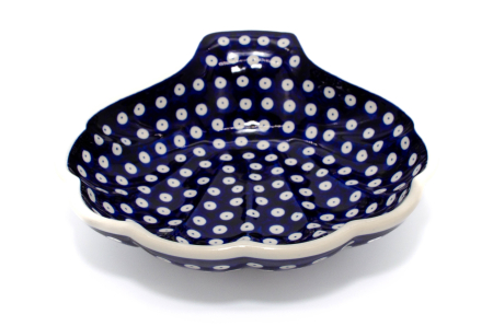 Bol "scoica" Blue Eyes, ceramica smaltuita, pictat manual, 23,5 cm, volum 650 ml [1]