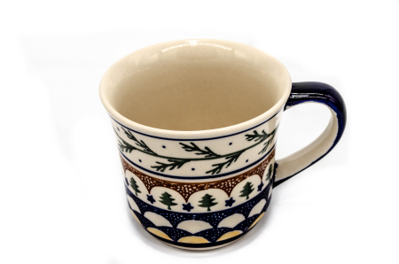 Cana ceramica smaltuita pentru cafea/ceai/vin fiert Festive Season, pictata manual, 500 ml [1]