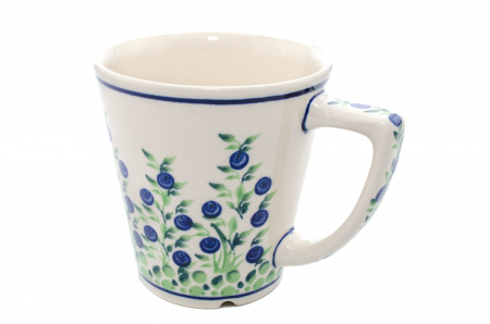 Cana ceramica smaltuita pentru ceai / cafea / vin fiert Berries, pictata manual, 350 ml [1]