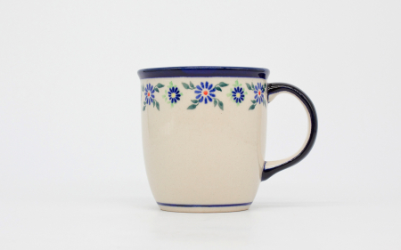 Cana ceramica smaltuita pentru ceai / cafea / vin fiert Gratitude, pictata manual, 350 ml [0]