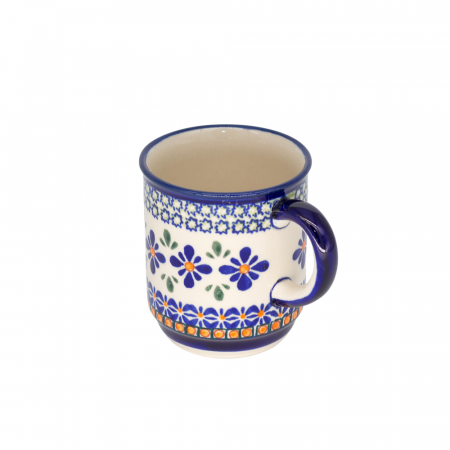 Cana ceramica smaltuita pentru ceai / cafea / vin fiert Joy, pictata manual, 250 ml [4]