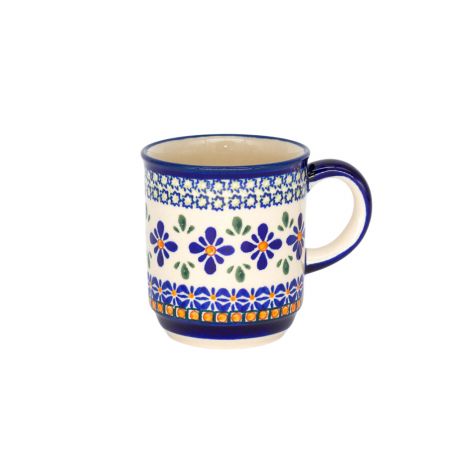 Cana ceramica smaltuita pentru ceai / cafea / vin fiert Joy, pictata manual, 250 ml [0]