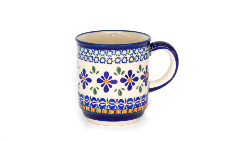 Cana ceramica smaltuita pentru ceai / cafea / vin fiert Joy, pictata manual, 250 ml [1]