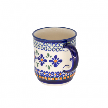 Cana ceramica smaltuita pentru ceai / cafea / vin fiert Joy, pictata manual, 250 ml [2]