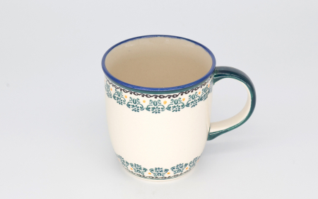 Cana ceramica smaltuita pentru ceai / cafea / vin fiert Serenity, pictata manual, 350 ml [1]