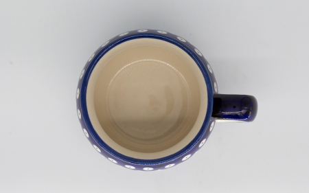 Cana ceramica smaltuita pentru ceai / cafea / vin fiert Traditional, in forma de "balon", pictata manual, 420 ml [3]