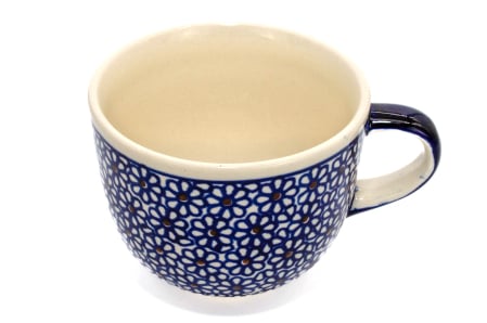 Cana pentru cafea Petals, ceramica smaltuita, pictata manual, 350 ml [2]