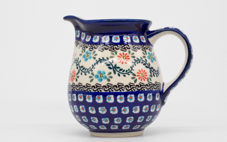 Carafa ceramica smaltuita pentru apa / limonada / vin Euphoria, pictata manual, 850 ml [2]