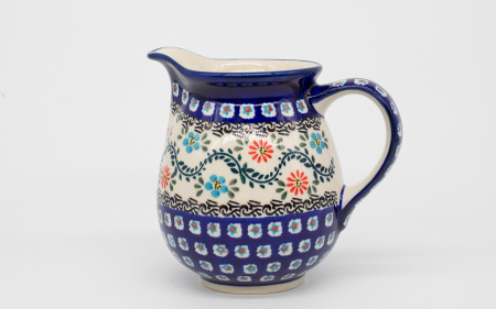 Carafa ceramica smaltuita pentru apa / limonada / vin Euphoria, pictata manual, 850 ml [0]