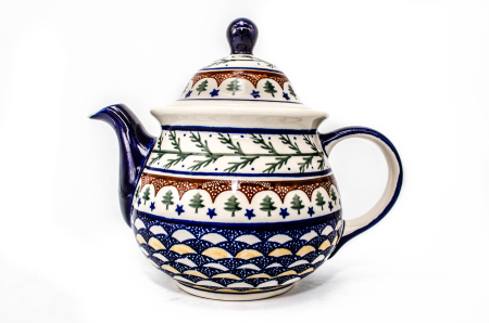 Ceainic Festive Season, ceramica smaltuita, pictat manual, 1,7 L [0]