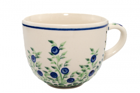 Ceasca pentru cafea Berries, ceramica smaltuita, pictata manual, 350 ml [3]