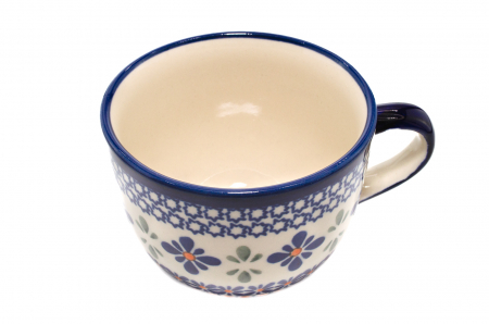 Ceasca pentru cafea Joy, ceramica smaltuita, pictata manual, 350 ml [5]