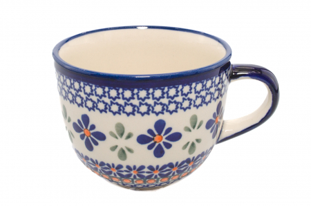 Ceasca pentru cafea Joy, ceramica smaltuita, pictata manual, 350 ml [2]