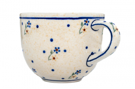 Ceasca pentru cafea Little Flowers, ceramica smaltuita, pictata manual, 350 ml [2]
