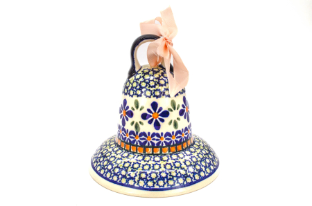Clopotel din ceramica Joy, ceramica smaltuita, pictata manual, 11,4 cm [1]