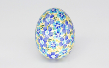 Decoratiune pentru Paste Cottage Green, ceramica smaltuita, pictata manual, 11,0 x 8,2 cm [1]