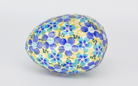 Decoratiune pentru Paste Cottage Green, ceramica smaltuita, pictata manual, 11,0 x 8,2 cm [0]