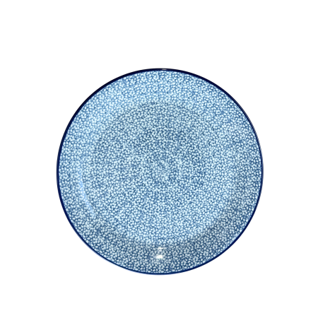 Colectia Blue Sea - Farfurie Blue Sea, ceramica smaltuita, pictata manual, diametru 19,0 cm