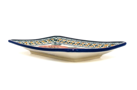 Farfurie desert, Flower Field, ceramica smaltuita, rotunda, intinsa , pictata manual, 18,3 x 12,3 cm [2]