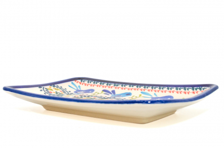 Farfurie desert, Flower Field, ceramica smaltuita, rotunda, intinsa , pictata manual, 18,3 x 12,3 cm [8]