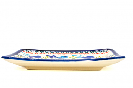 Farfurie desert, Flower Field, ceramica smaltuita, rotunda, intinsa , pictata manual, 18,3 x 12,3 cm [9]