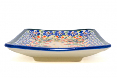 Farfurie desert, Garden of Eve, ceramica smaltuita, rotunda, intinsa , pictata manual, 18,3 x 12,3 cm [3]