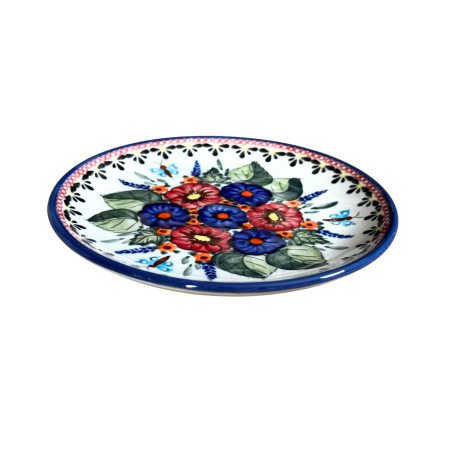 Farfurie desert, Poppy Fountain, rotunda intinsa, ceramica smaltuita, pictata manual, 16.0 cm [3]