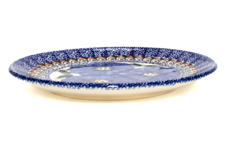 Farfurie desert, rotunda, Hibiscus Drops, ceramica smaltuita, pictata manual, 16,0 cm [2]